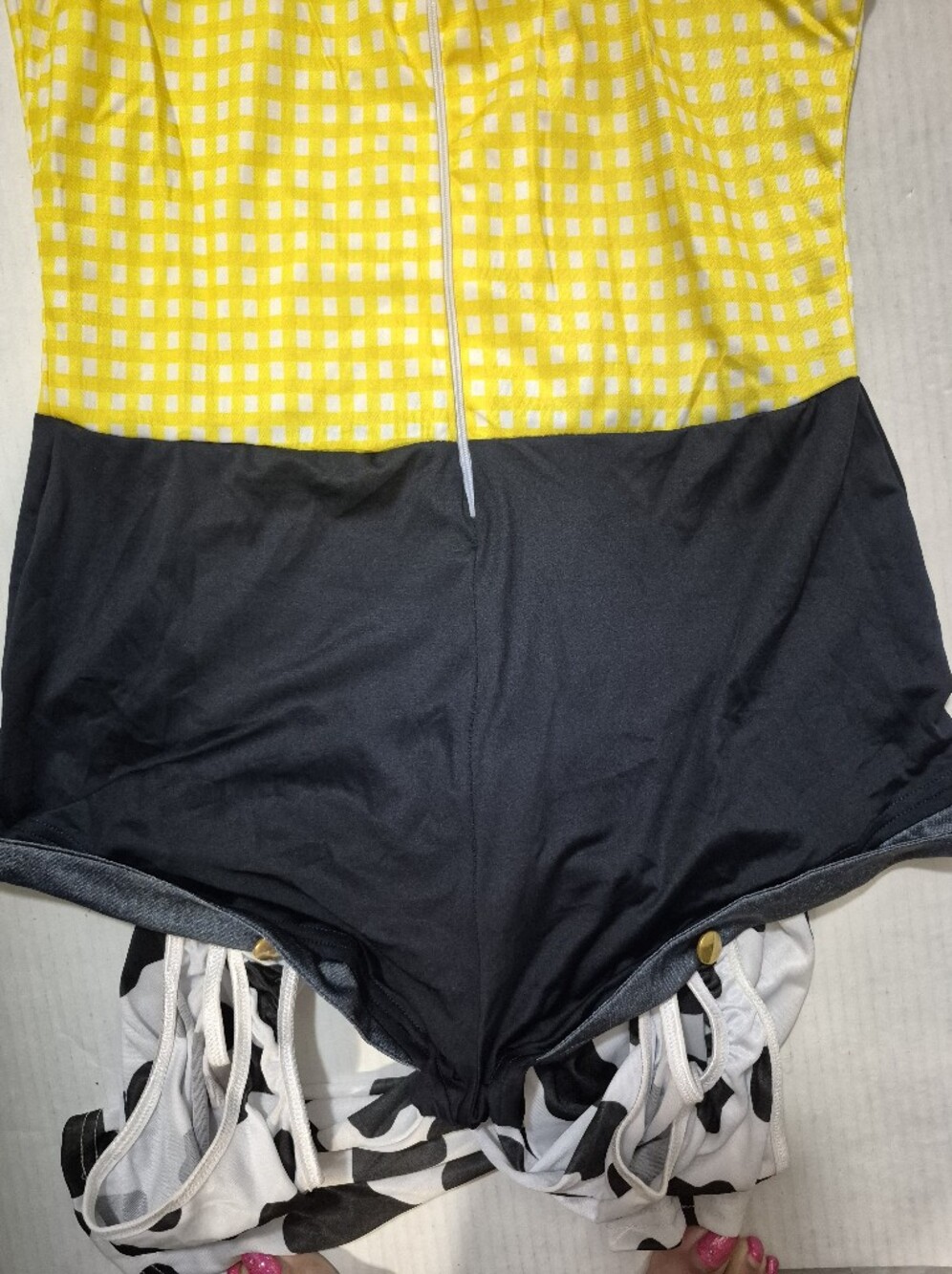 Leg Avenue Yellow & Black Giddy Up Cowgirl Costume - Picture 6 of 8